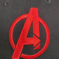 Marvel Avengers with Avengers Logo Embroidery Work Black Colour