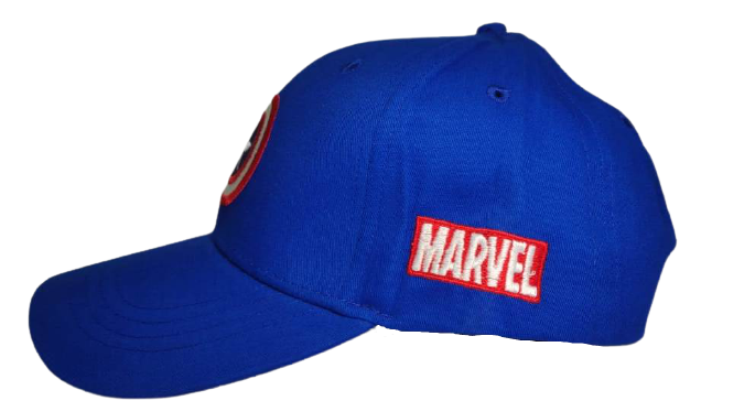 Marvel Unisex-Adult Caption America Cap with Embroidery Work (Blue