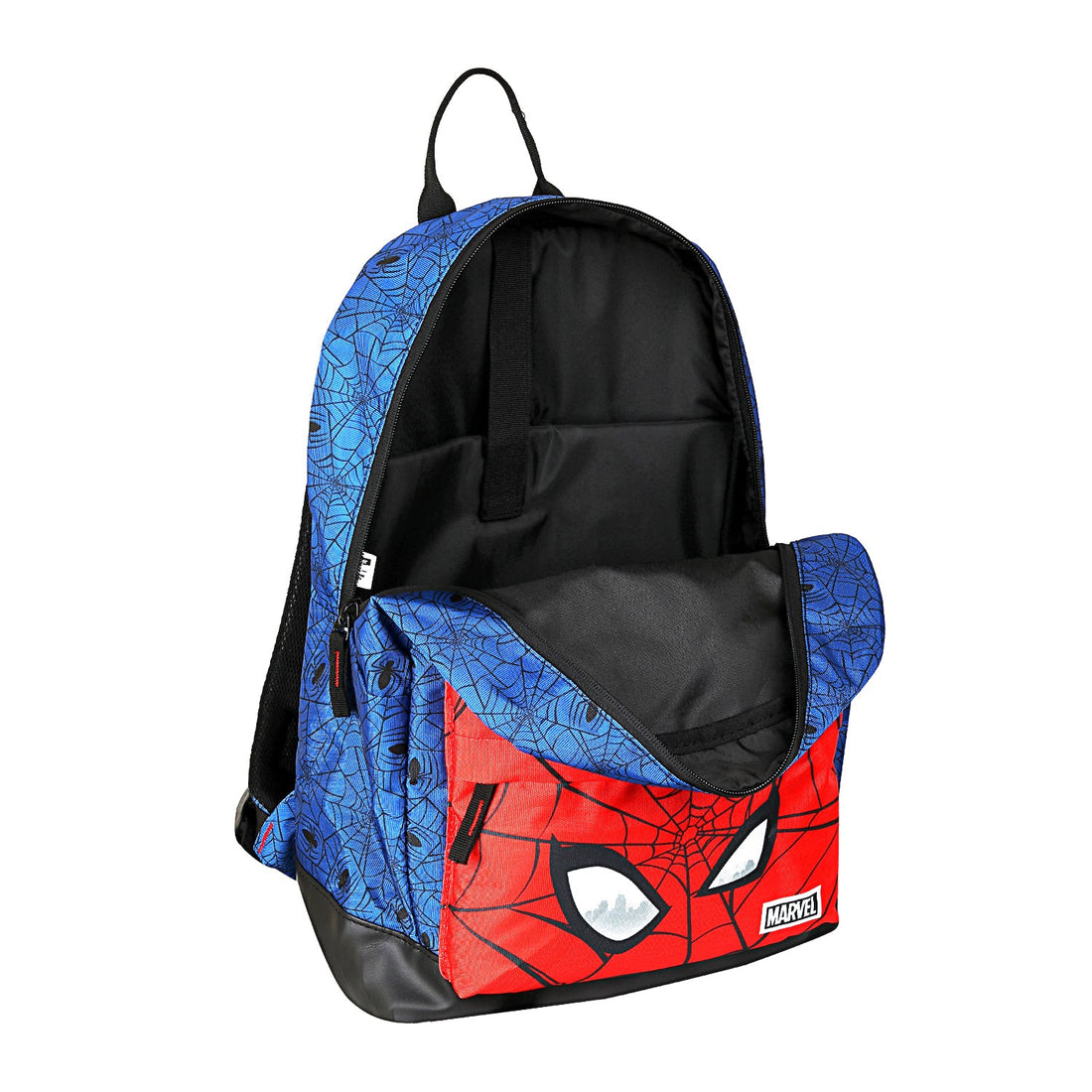 Marvel Spider-Man 17 Inch | 22 Ltrs Casual Backpack With Faux Leather Base Multicolor-AZ139