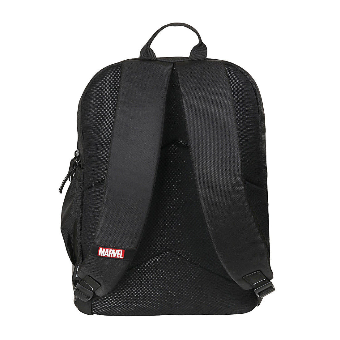 Marvel Avengers Characters Team 17 Inch | 22 Ltrs Casual Backpack With Faux Leather Base |Black & Grey-AZ148