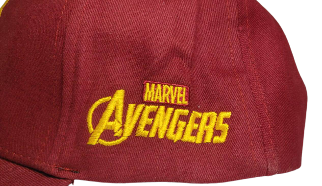 Marvel Avengers Logo Maroon Cap for Men - Show Your Superhero Style with this Iconic Headwear