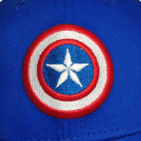 Marvel Unisex-Adult Caption America Cap with Embroidery Work (Blue