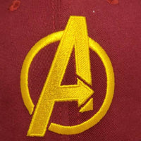 Marvel Avengers Logo Maroon Cap for Men - Show Your Superhero Style with this Iconic Headwear