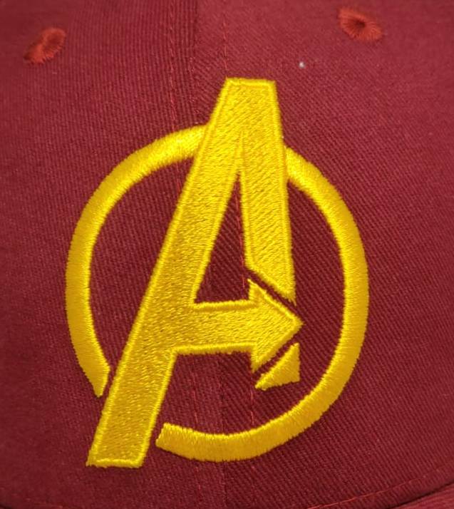 Marvel Avengers Logo Maroon Cap for Men - Show Your Superhero Style with this Iconic Headwear