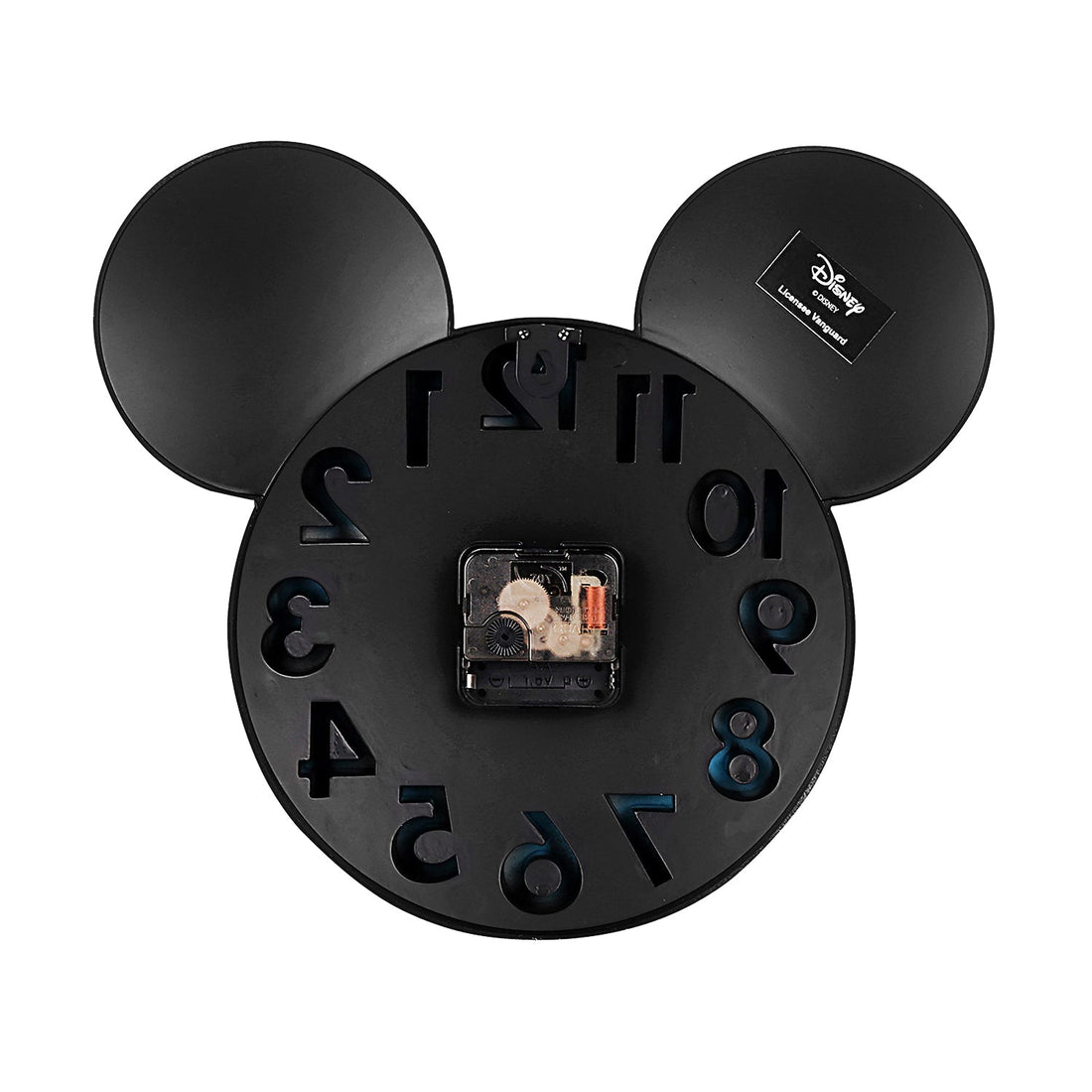 Disney Mickey Mouse Big Digit 3D Wall Clock Multicolor