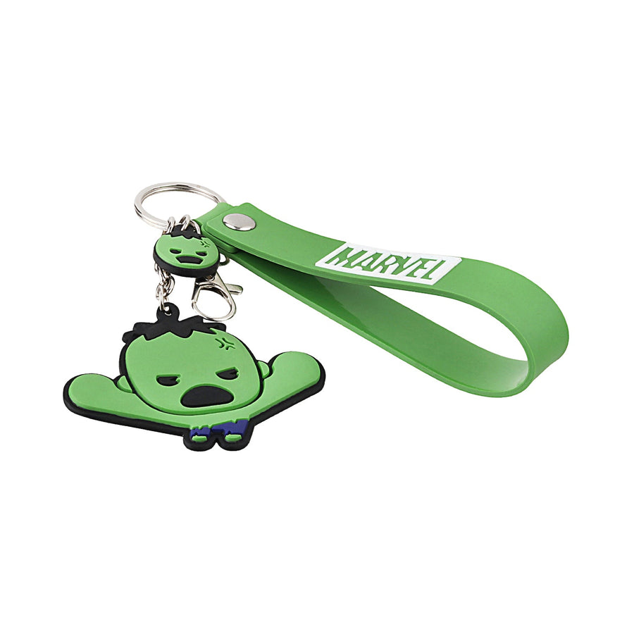 MARVEL AVENGERS Hulk Smash PVC Keychain | Green Fury Edition