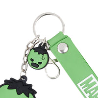 MARVEL AVENGERS Hulk Smash PVC Keychain | Green Fury Edition