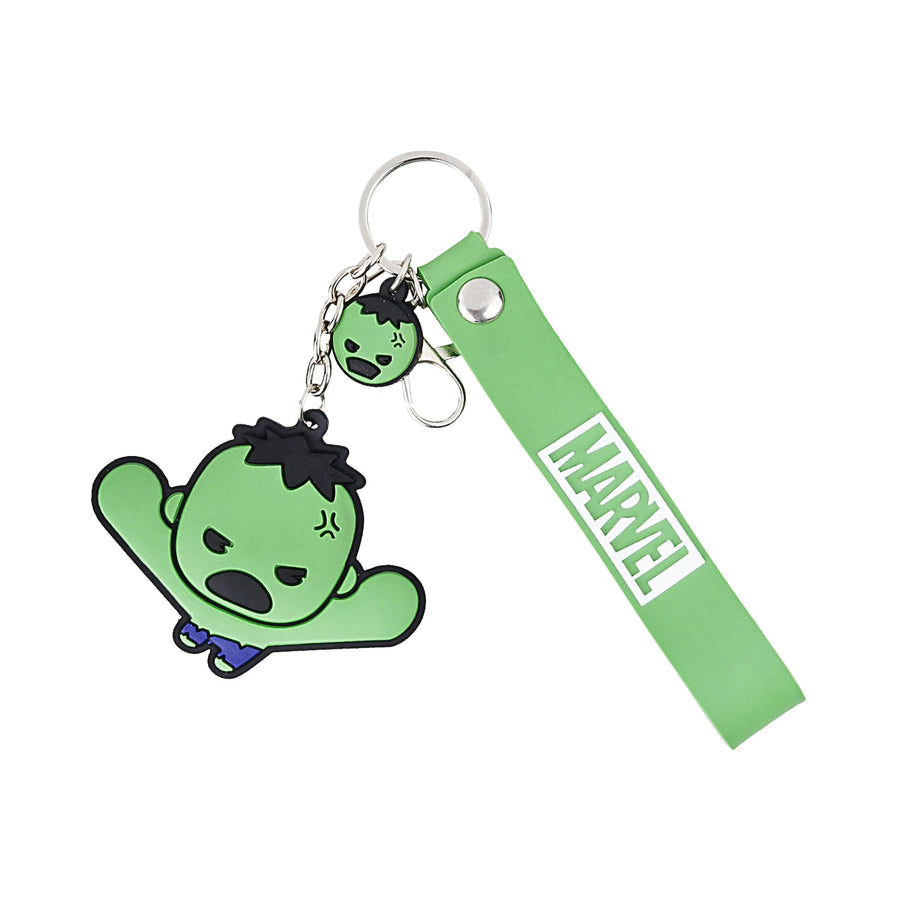 MARVEL AVENGERS Hulk Smash PVC Keychain | Green Fury Edition