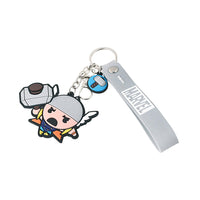 Marvel Avengers Thor Grey PVC Keychain - Thunder Edition