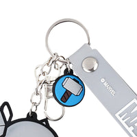 Marvel Avengers Thor Grey PVC Keychain - Thunder Edition