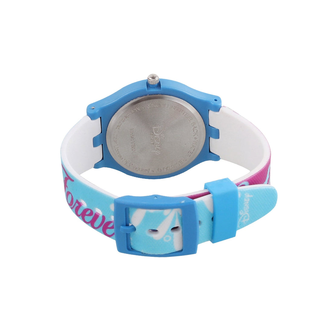 Disney Princess for Kids Round Analogue Wrist Watch - Age 3 to 12 Years (Elsa and Anna Blue)-AZ21