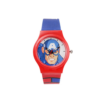 Marvel Captain America Wrist Watch Red & Blue