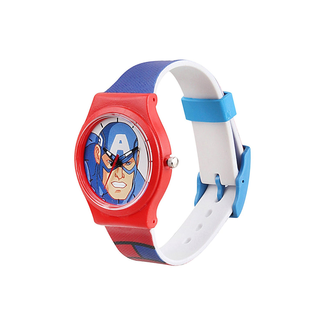 Marvel Captain America Wrist Watch Red & Blue