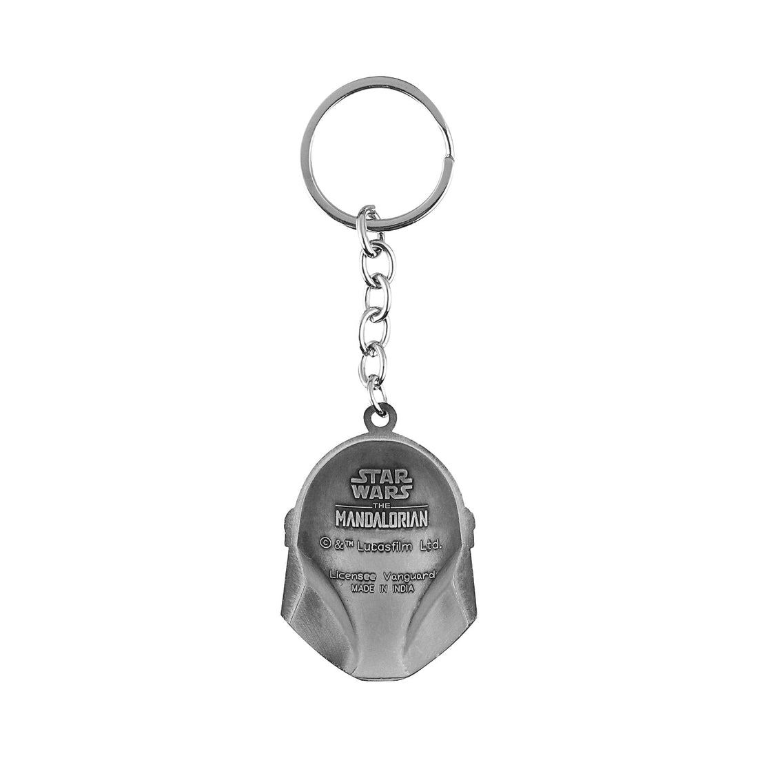 Star Wars The Mandalorian Metal Keychain (Silver)