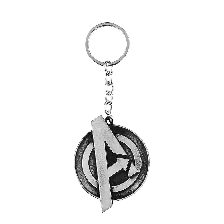 Marvel Avengers Logo Metal Keychain Silver/Bronze | AZ61