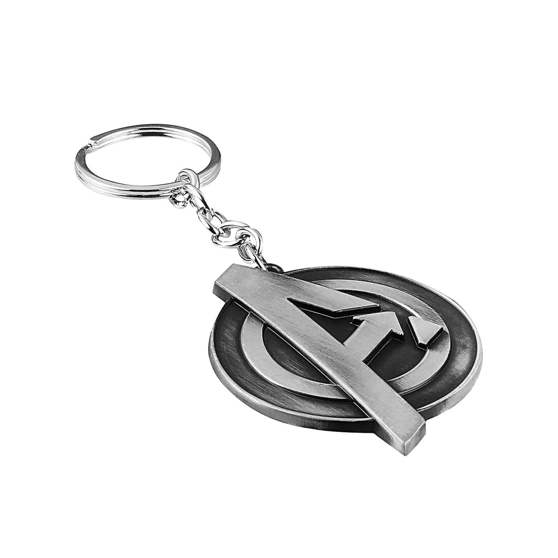 Marvel Avengers Logo Metal Keychain Silver/Bronze | AZ61