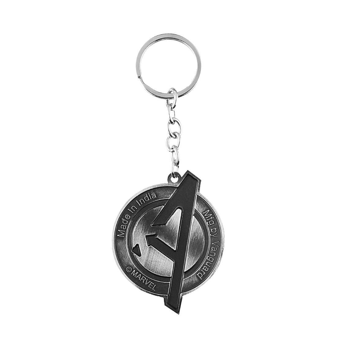 Marvel Avengers Logo Metal Keychain Silver/Bronze | AZ61