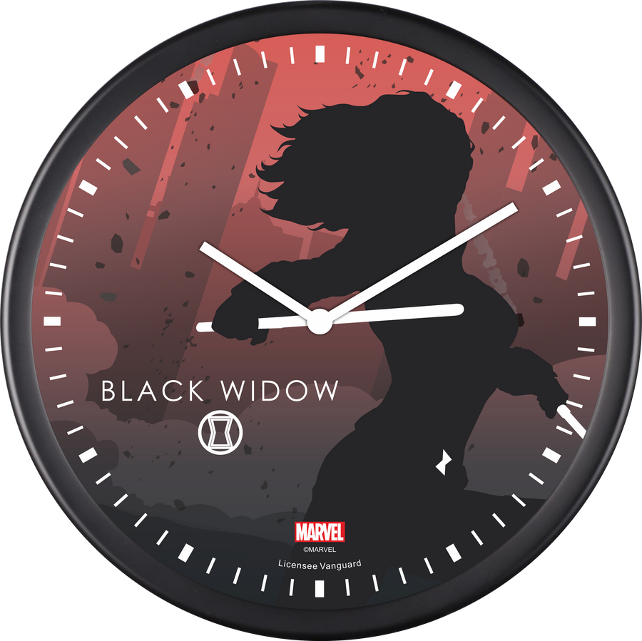 Marvel Black Widow Wall Clock Multicolor