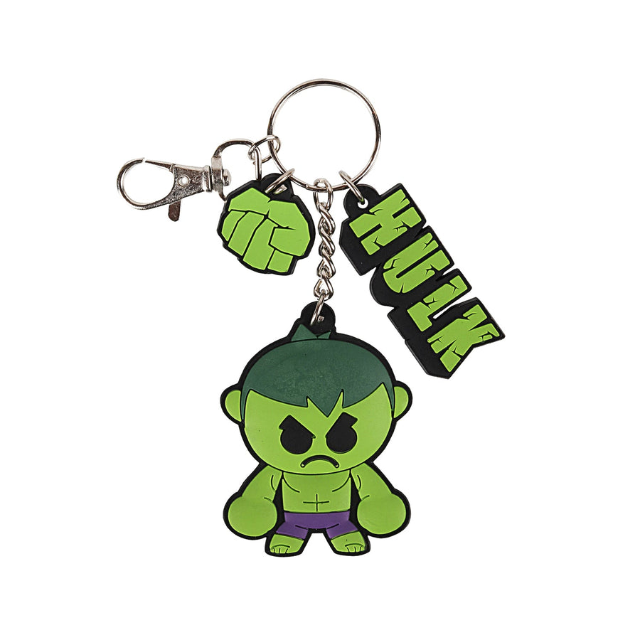 Marvel Avengers Hulk Travelling Pocket PVC Key Chain for Gifting With Key Ring Men & Women-AZ253