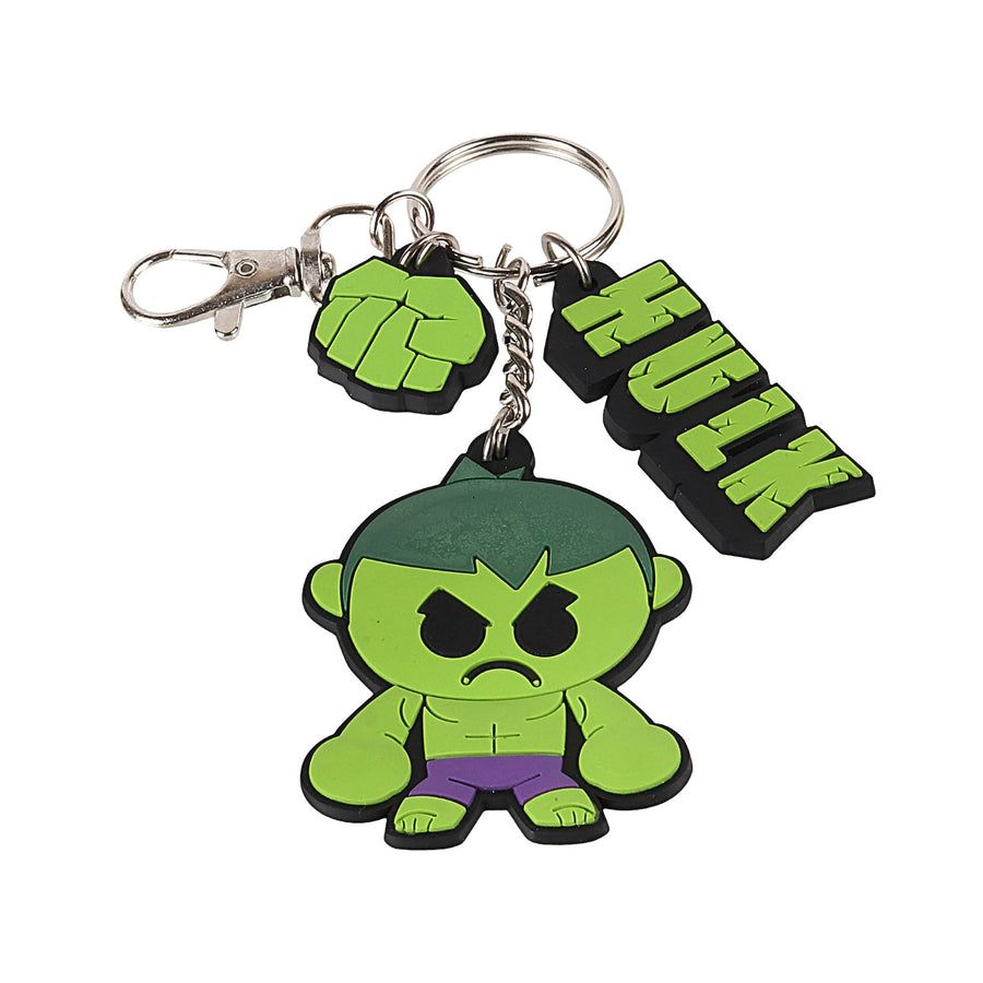 Marvel Avengers Hulk Travelling Pocket PVC Key Chain for Gifting With Key Ring Men & Women-AZ253