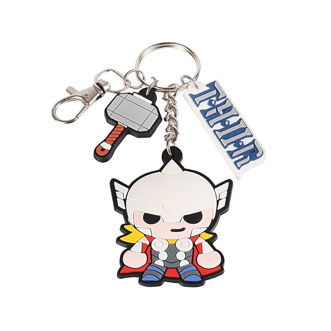 Marvel Avengers Thor Travelling Pocket PVC Key Chain for Gifting With Key Ring Men & Women-AZ255