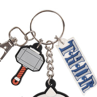 Marvel Avengers Thor Travelling Pocket PVC Key Chain for Gifting With Key Ring Men & Women-AZ255