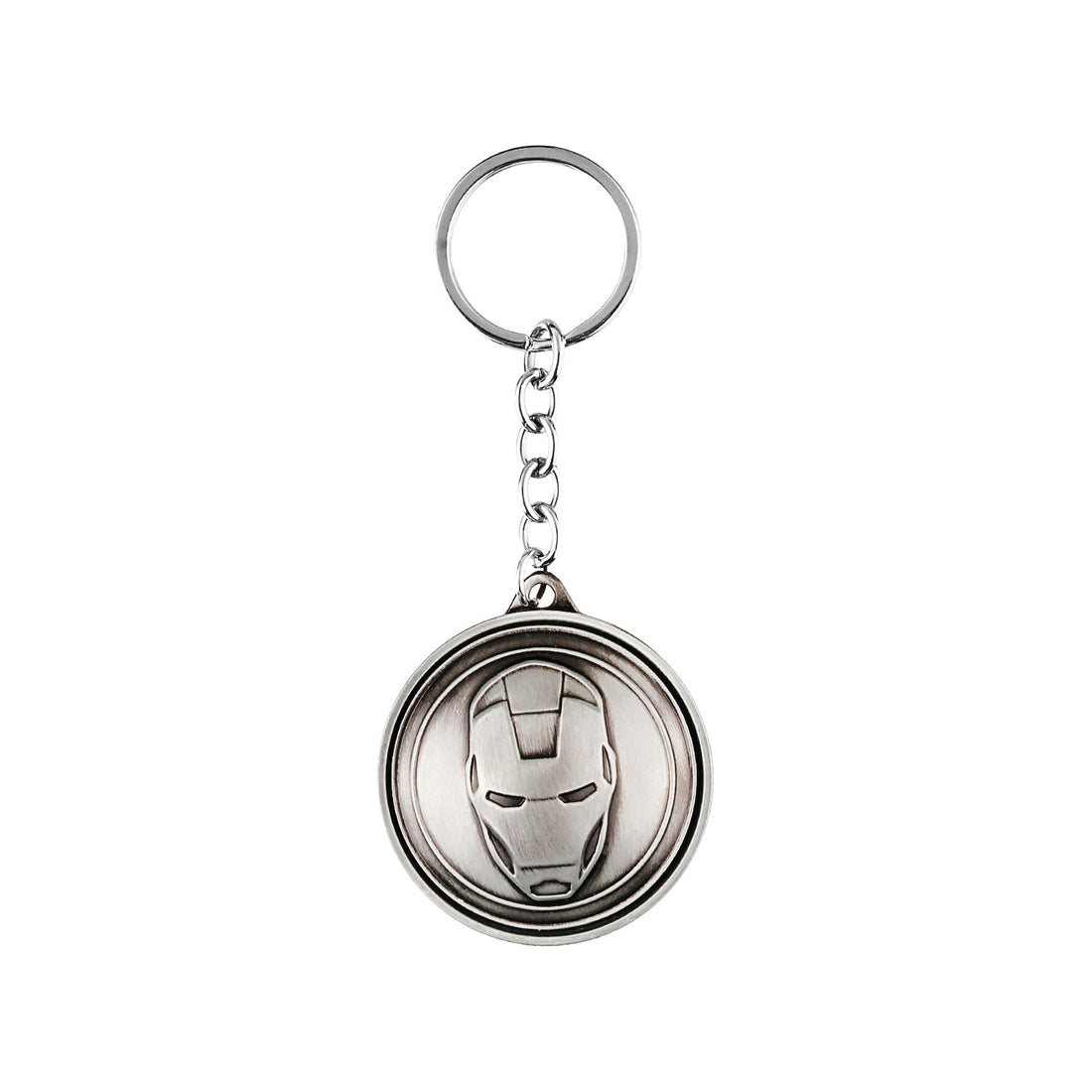 Marvel Avengers Iron man revolving keychain (Silver)