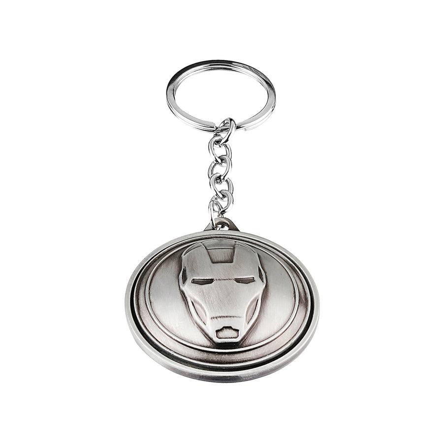 Marvel Avengers Iron man revolving keychain (Silver)