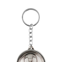 Marvel Avengers Iron man revolving keychain (Silver)