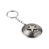 Marvel Captain America Metal Keychain (Silver)