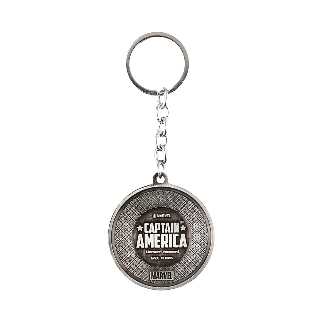 Marvel Captain America Metal Keychain (Silver)