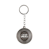 Marvel Captain America Metal Keychain (Silver)