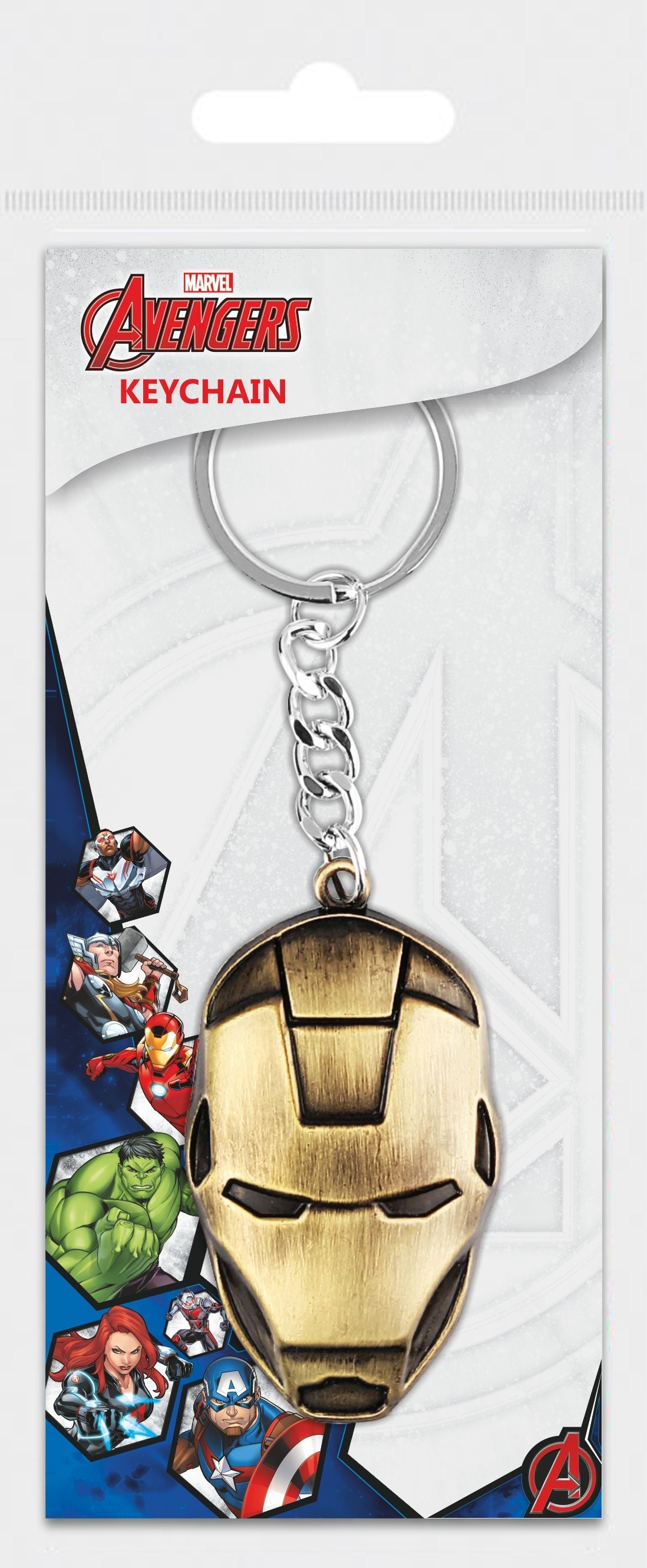 Marvel Avengers Iron Man Metal Keychain | Grey