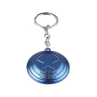 Marvel Avengers Captain America Metal Keychain - Blue