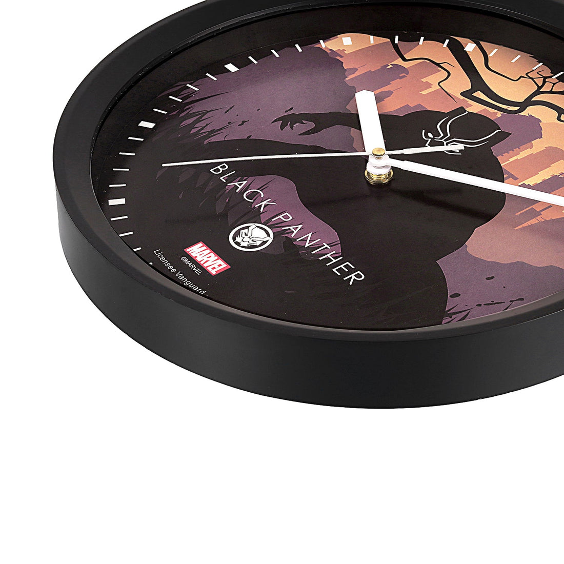 Marvel Black Panther Wall Clock Multicolor