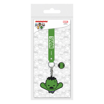 MARVEL AVENGERS Hulk Smash PVC Keychain | Green Fury Edition