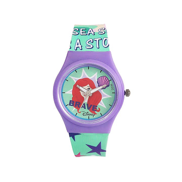 Disney Analogue Unisex-Adult Watch (Multicolour Dial Colored Strap)