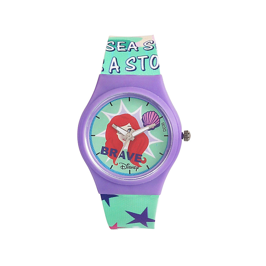 Disney Analogue Unisex-Adult Watch (Multicolour Dial Colored Strap)