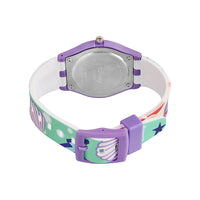 Disney Analogue Unisex-Adult Watch (Multicolour Dial Colored Strap)