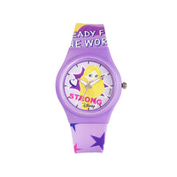 Disney princess Analogue Unisex-Adult Watch (Multicolour Dial Colored Strap)