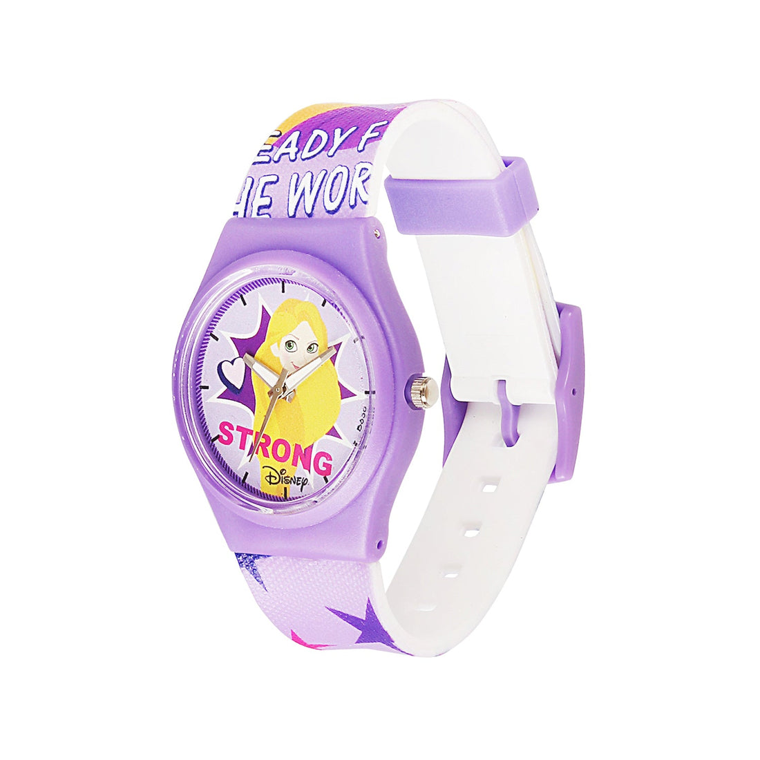 Disney princess Analogue Unisex-Adult Watch (Multicolour Dial Colored Strap)