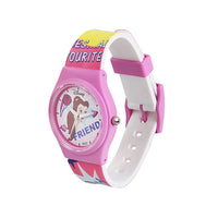 Disney princess Analogue Unisex-Adult Watch (Multicolour Dial Colored Strap)