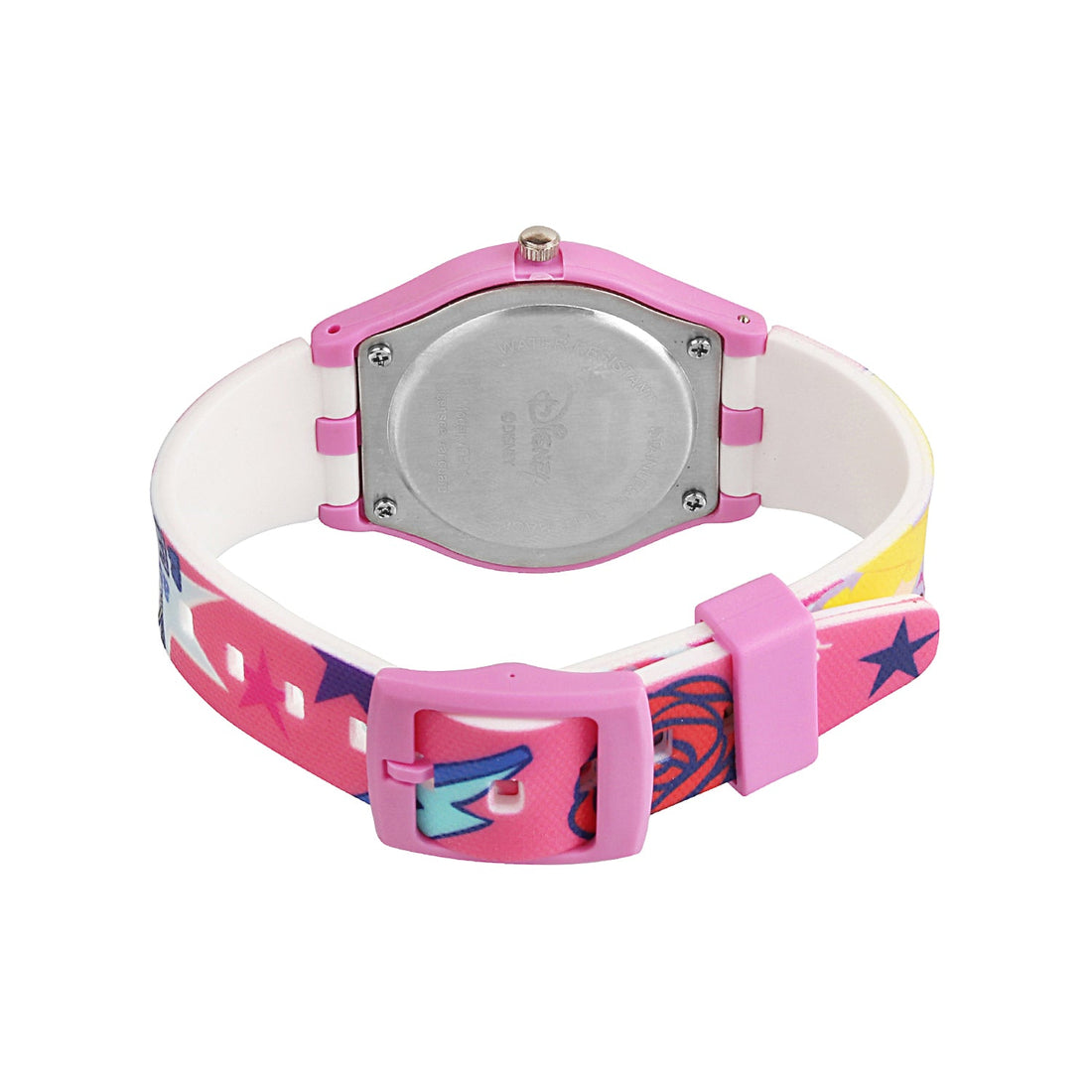 Disney princess Analogue Unisex-Adult Watch (Multicolour Dial Colored Strap)