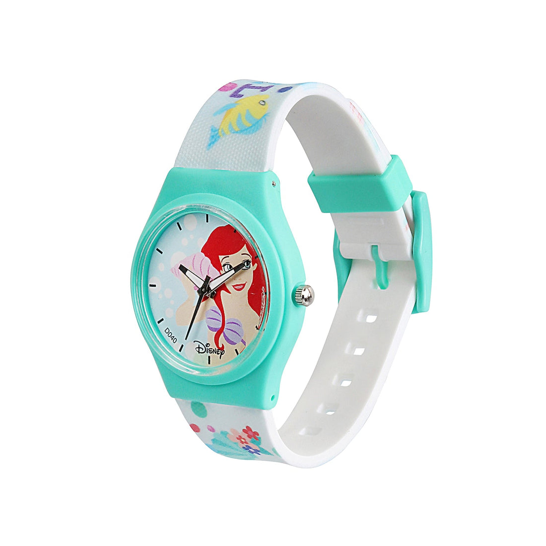 Disney princess Analogue Unisex-Adult Watch (Multicolour Dial Colored Strap)