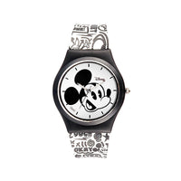 Disney Mickey Mouse Wrist Watch Mickey Red Round Analogue Wrist Watch Multicolor Kids Birthday Gift For Boy Girl Age 3 to 12 Years