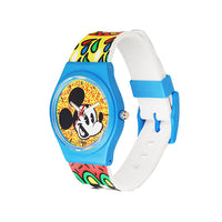 Disney Mickey Mouse Wrist Watch Mickey Red Round Analogue Wrist Watch Multicolor Kids Birthday Gift For Boy Girl Age 3 to 12 Years