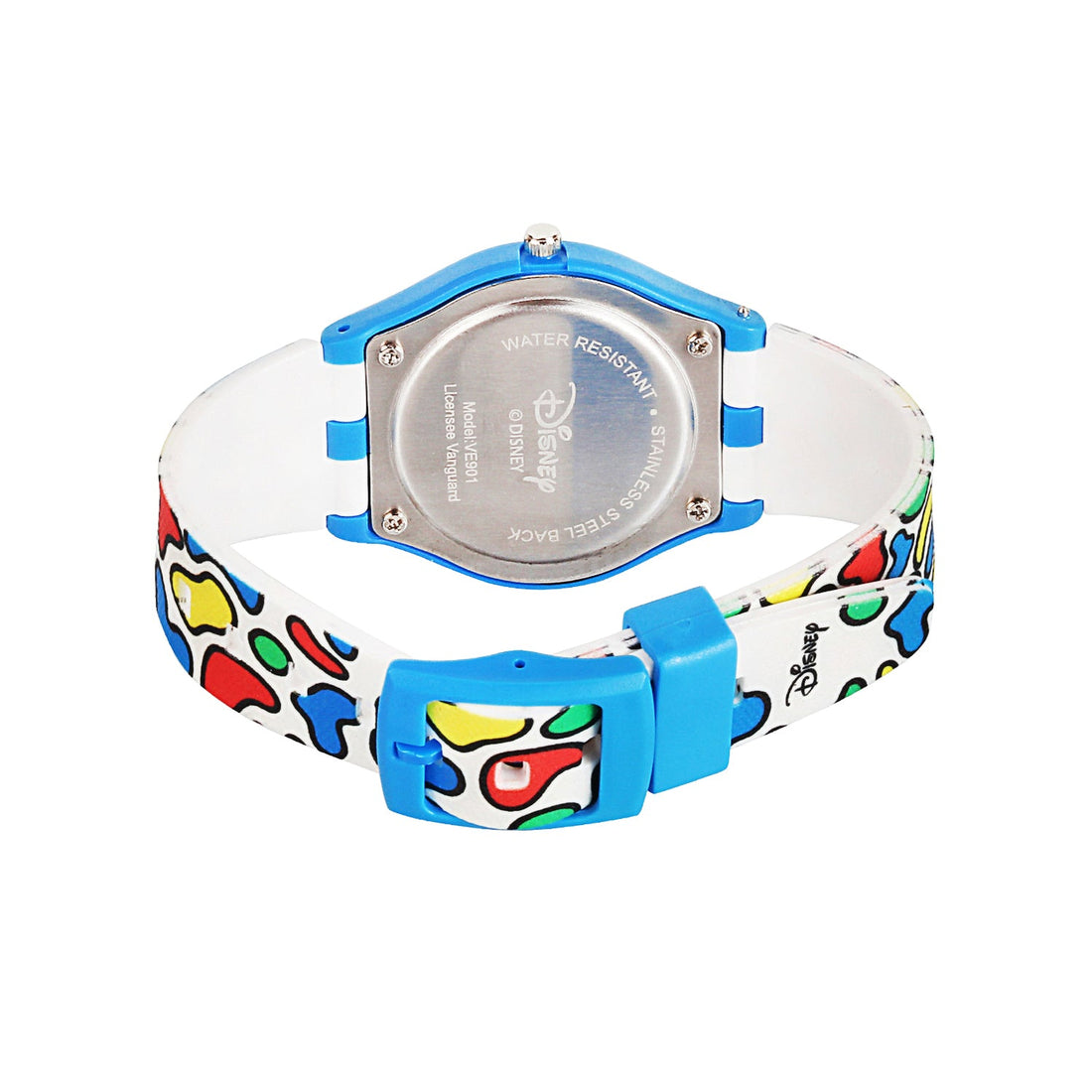 Disney Mickey Mouse Wrist Watch Mickey Red Round Analogue Wrist Watch Multicolor Kids Birthday Gift For Boy Girl Age 3 to 12 Years